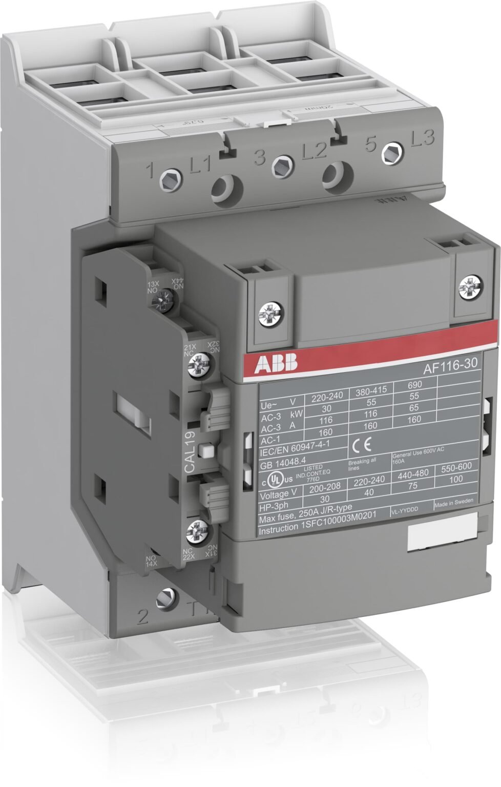 Contactor multi-tensión - ABB - AMESA